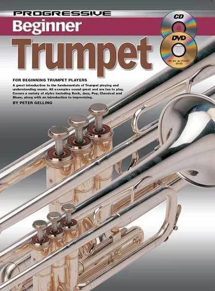 Progressive Beginner Trumpet Book/CD/DVD Book