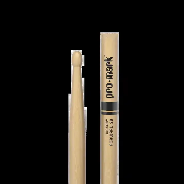 Promark Classic Forward 2B Hickory Drumstick, Oval Wood Tip