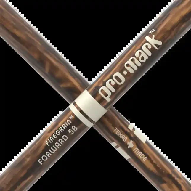 ProMark Classic Forward 5B FireGrain Hickory Drumstick – Oval Wood Tip