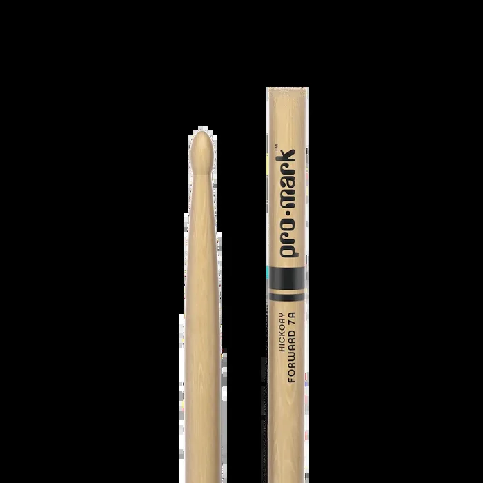 ProMark (TX7AW) Classic Forward 7A Hickory Drumstick – Oval Wood Tip