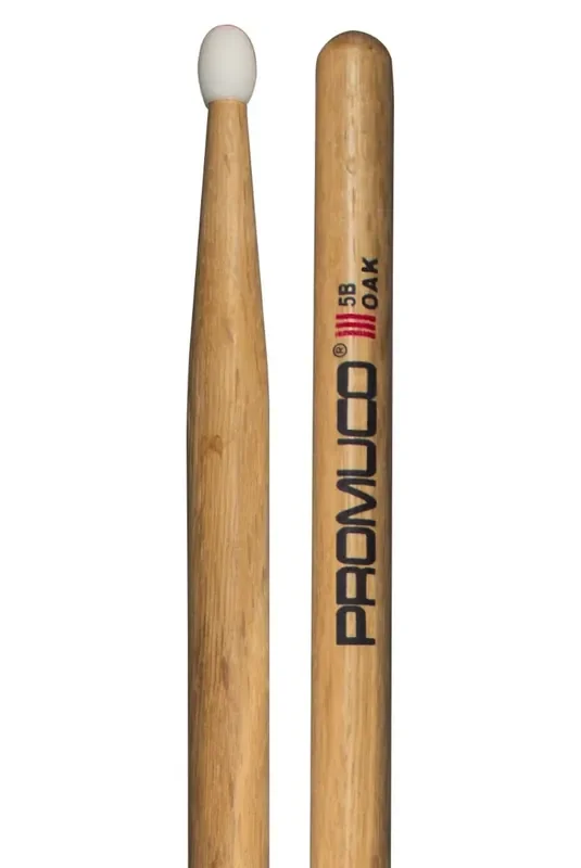 Promuco Drumsticks Oak 5B Nylon Tip