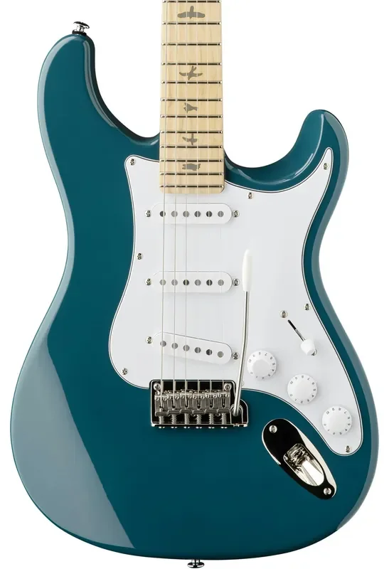 PRS SE Silver Sky Maple – Nylon Blue