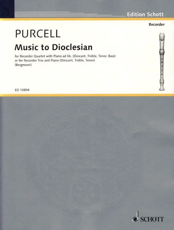 Purcell Music to Dioclesian for Recorder Quartet