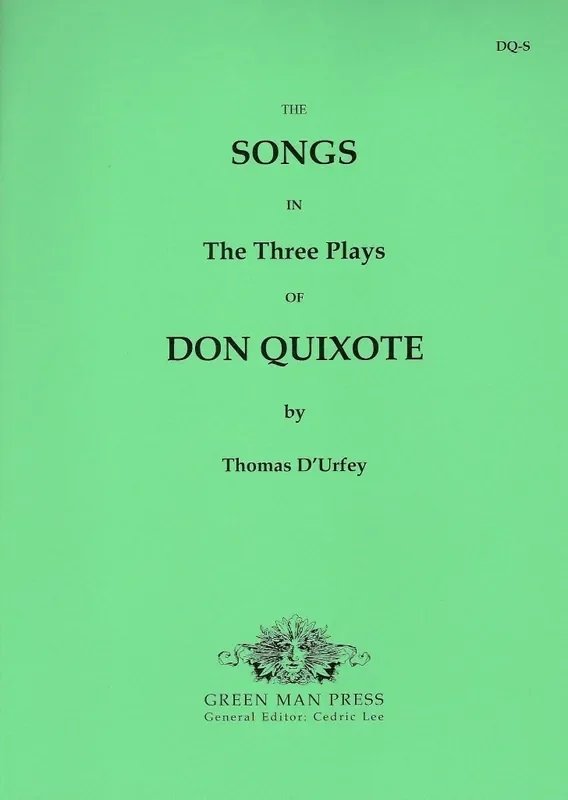 Purcell The Songs in the Three Plays of Don Quixote – Score