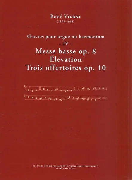 R. Vierne: Works for Organ or Harmonium – Volume 4