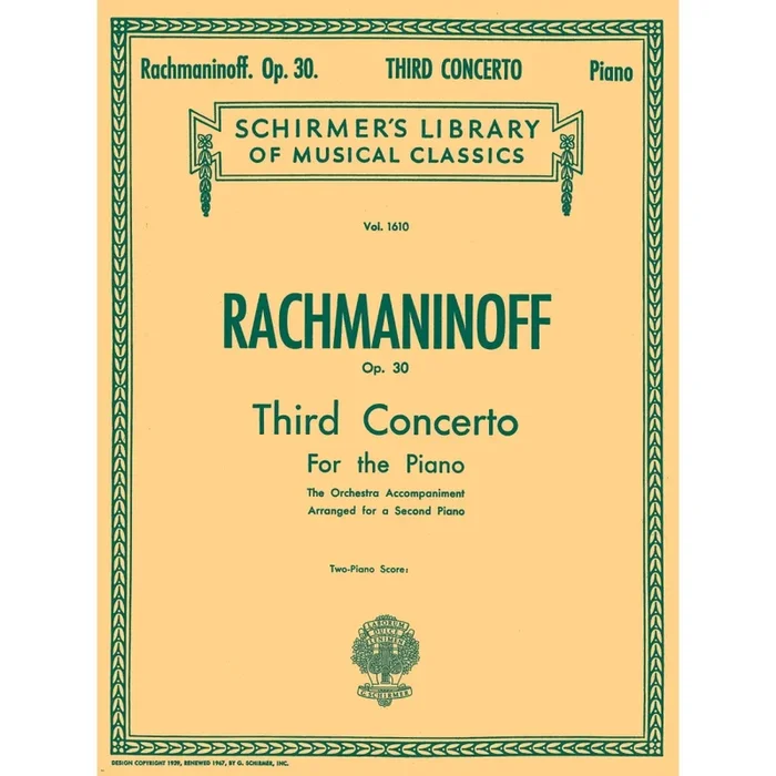 Rachmaninov, Sergei – Concerto No. 3 in D Minor, Op. 30
