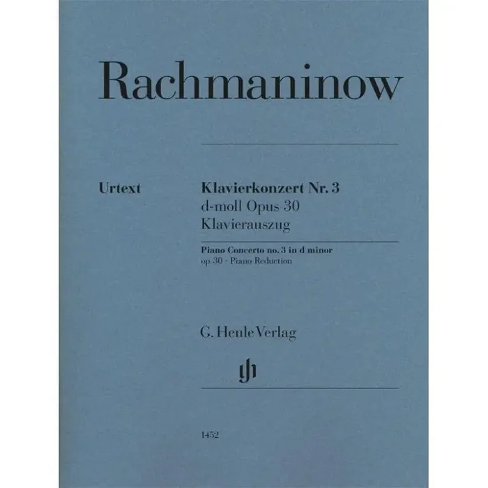 Rachmaninov, Sergej Piano Concerto no. 3 d minor op. 30