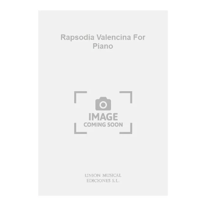 Rapsodia Valencina For Piano