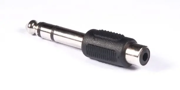 RCA phone jack to 1/4 stereo jack AD-06