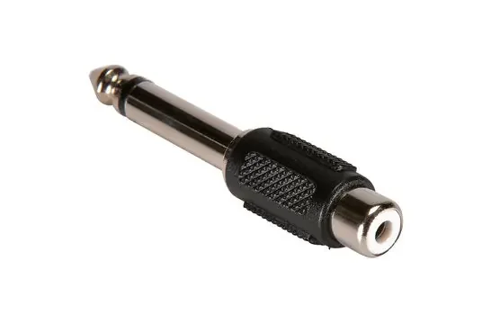 RCA Phono Socket to 1/4″ 6.35mm mono jack plug