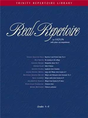 Real Repertoire for Violin with Piano Accompaniment (Trinity Repertoire Library)