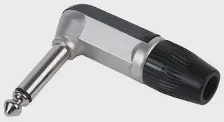 Rean NYS207 Right Angle Mono / 2 Pole Jack Plug