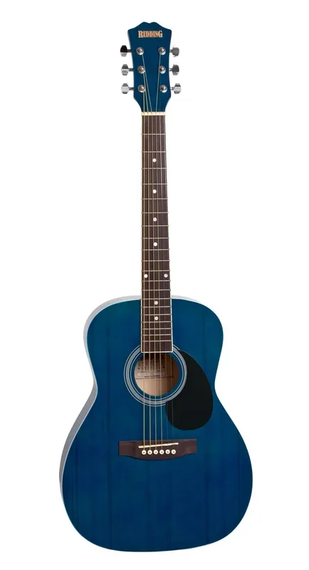 Redding 3/4 Acoustic Guitar – Trans Blue (Model RED34TBU)