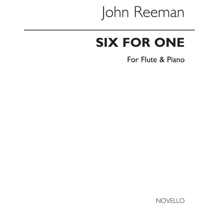 Reeman, John – Six For One for Flute and Piano