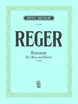 Reger : Romance In G: Oboe And Piano (Breitkopf)