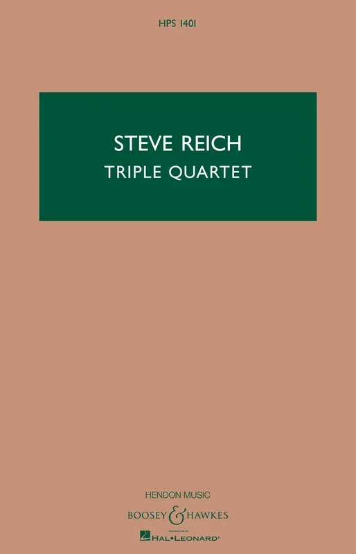 Reich: Triple Quartet – Version for String Quartet and Tape