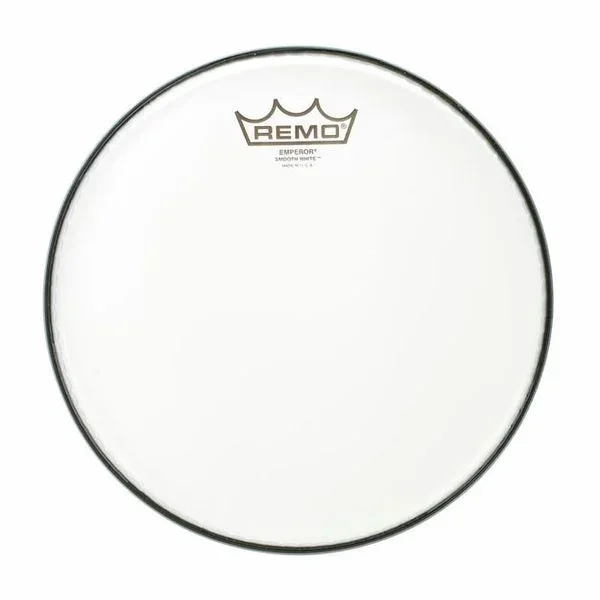 Remo 10″ Emperor White Smooth