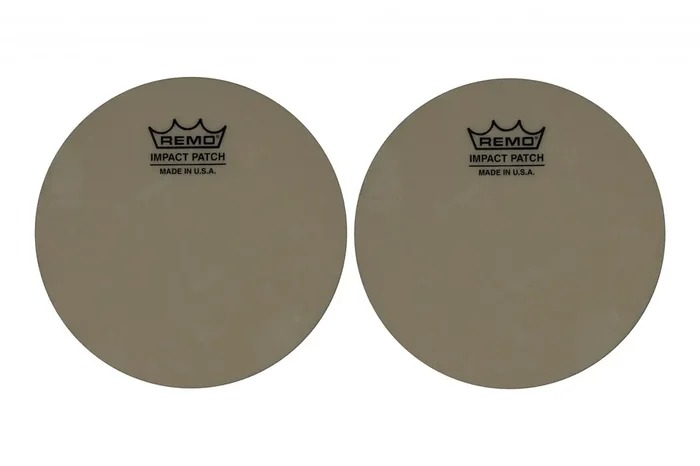 REMO 4” Single Impact Slam patch for Bass Drum 4″ high (2 pack)
