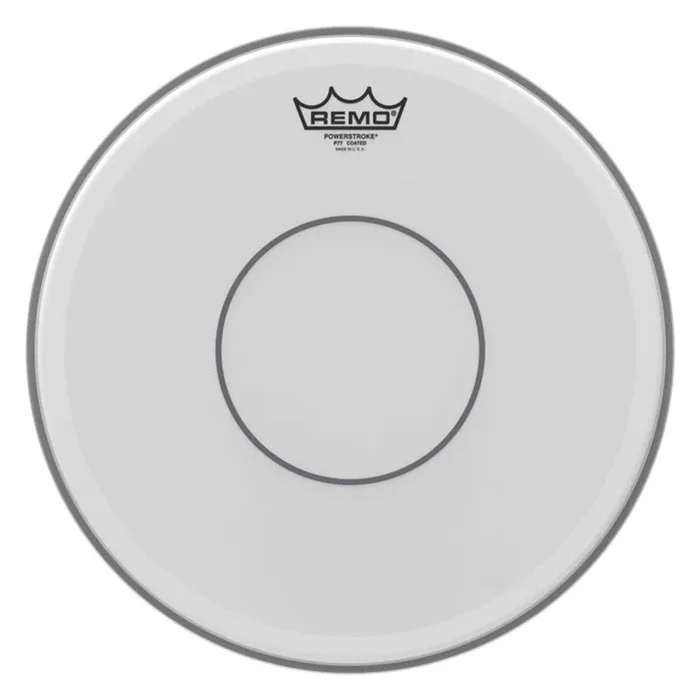 Remo Powerstroke 77 Clear Dot Coated Snare Drum Head 14″