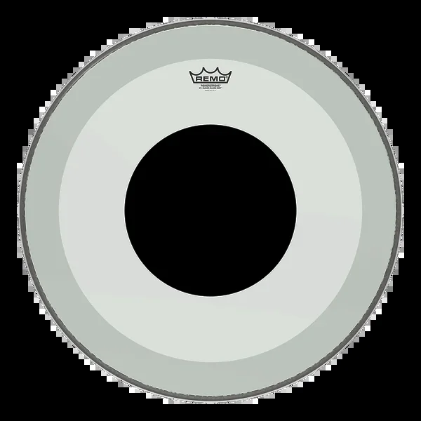 Remo PowerStroke P3 Clear Bass Black Dot – 22” Bass Drumhead
