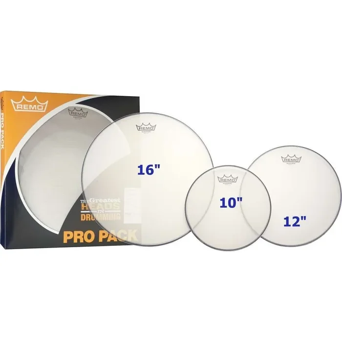 Remo ProPack Silentstroke heads (10″, 12″, 16”)