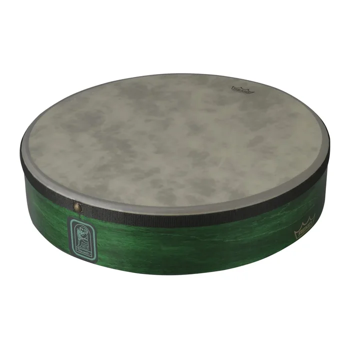 Remo Valencia Brian Howard Bodhran Drum – Venwood Emerald Green 16″