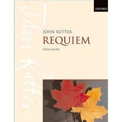 Requiem John Rutter Vocal Score Oxford