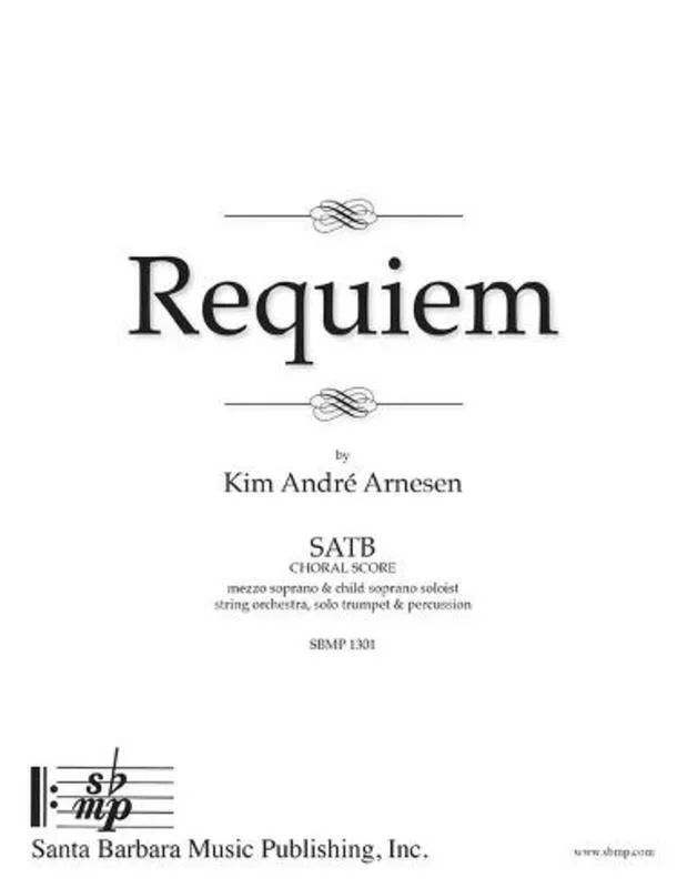 Requiem SATB Choral Score (Softcover Book)
