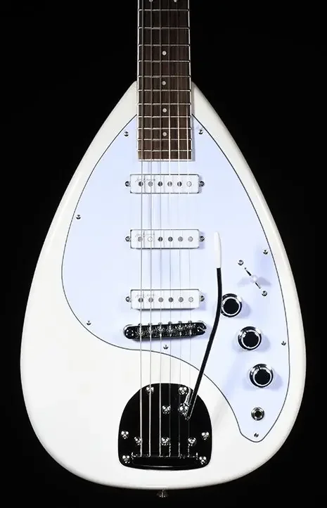 Revelation VTX-64 Teardrop (White/Black) Maple Neck with 3 Pickups