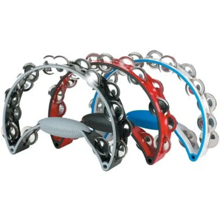 Rhythm Tech BRASS JINGLES Tambourine RTPRO21 WHITE/BLUE
