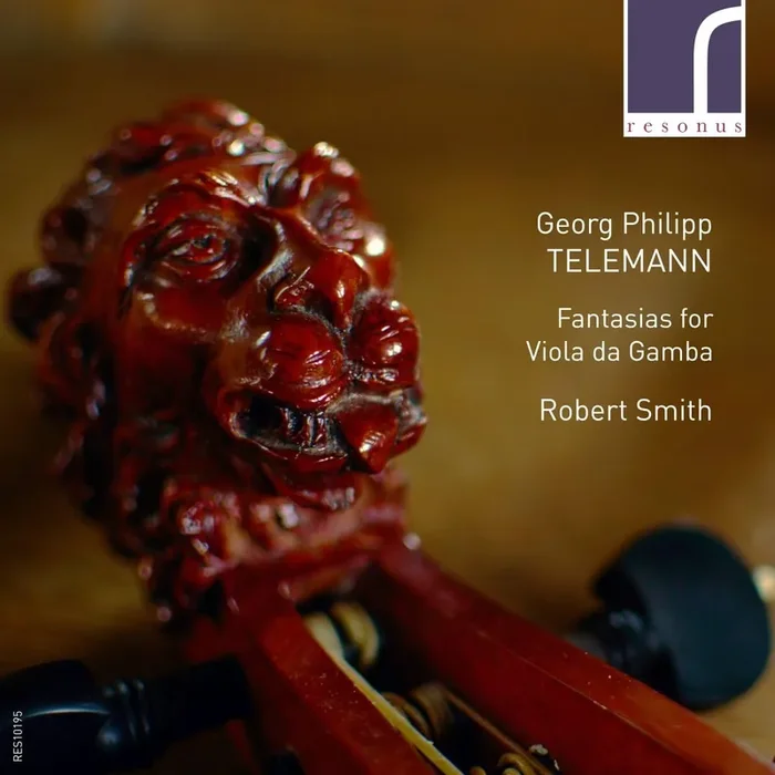 Robert Smith • Telemann Fantasias for Viola da Gamba (CD)
