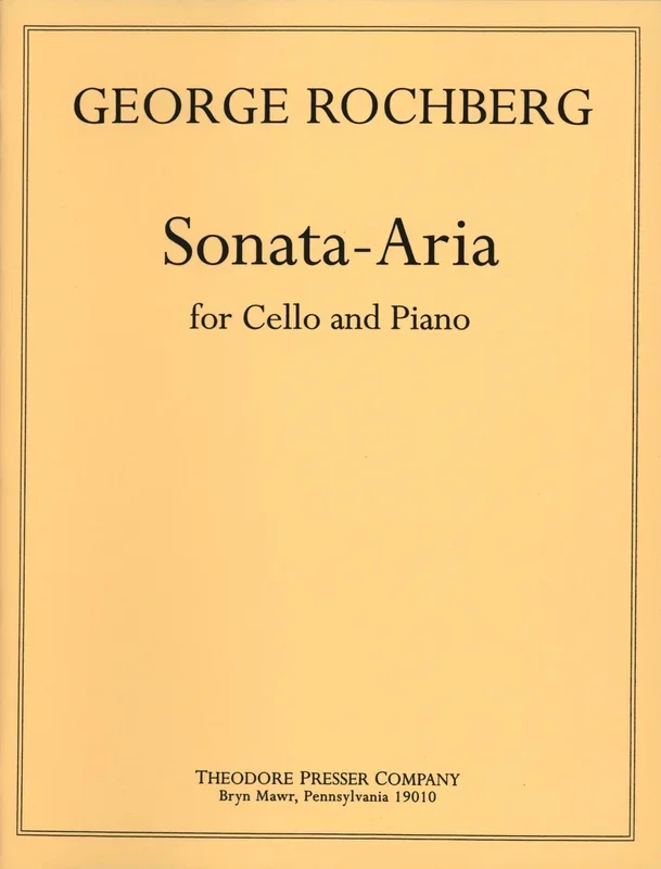 Rochberg: Sonata-Aria