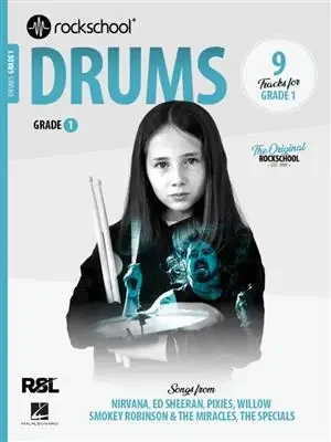 Rockschool Drum Exam Book – Grade 1 (2024)