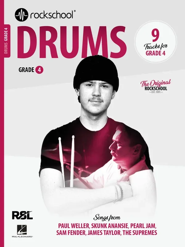 Rockschool Drum Exam Book – Grade 4 (2024)