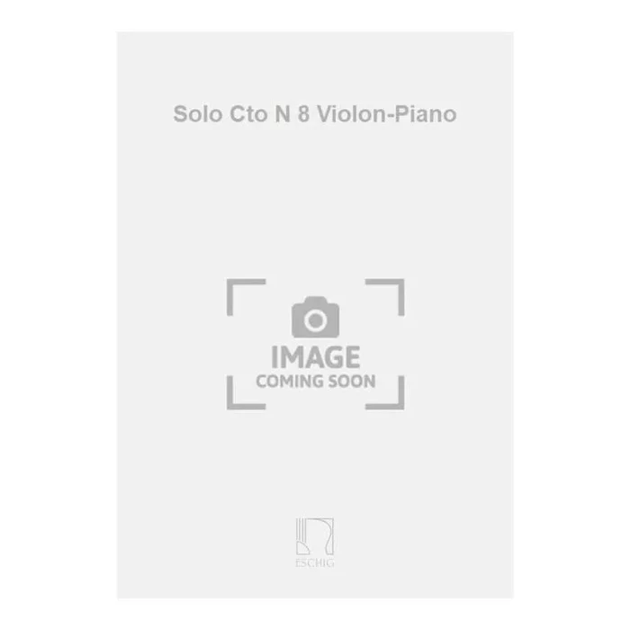 Rode, Pierre – Solo Cto N 8 Violon-Piano