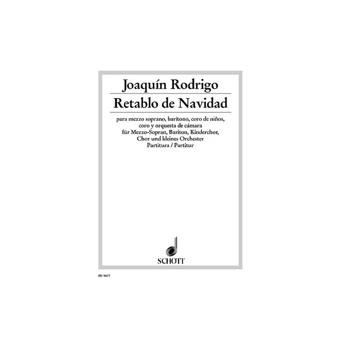 Rodrigo, Joaquín – Retablo de Navidad