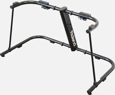 ROLAND KS-G8B Portable Stage Keyboard Stand for 88-Note Keyboards – Sturdy Steel, Sleek Black Finish, Foldable Design