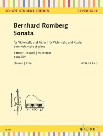 Romberg : Sonata E Minor Op.38/1 Cello & Piano (Schott)