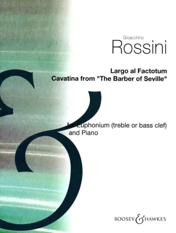 Rossini : Largo Al Factotum: Treble Clef Or Bass Clef (Archive Copy): Euphonium