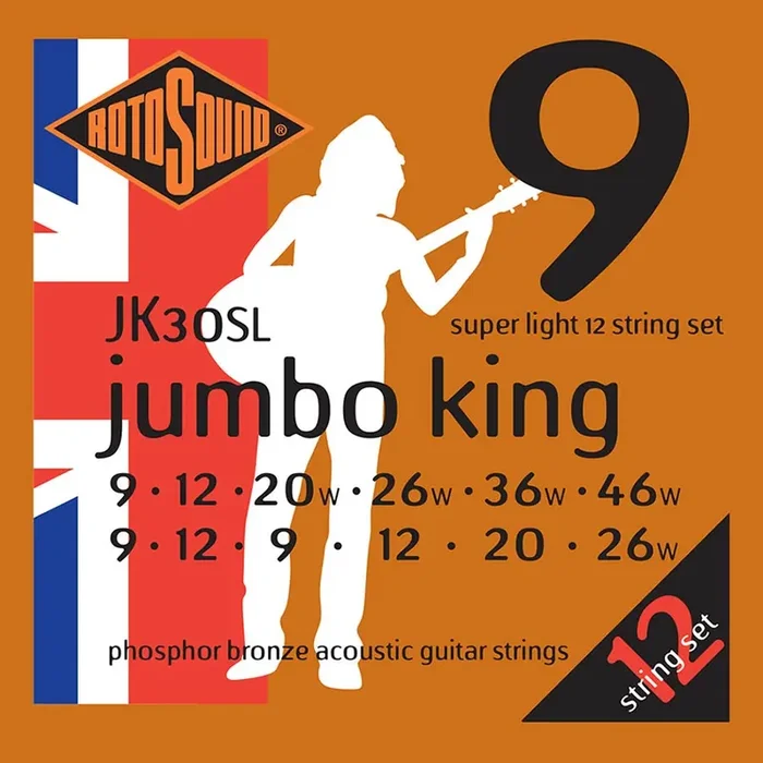 Rotosound (JK30SL) Jumbo King 9-46 – 12 string