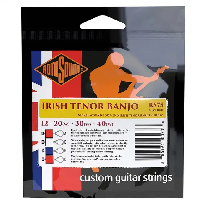 RotoSound ‘Missouri‘ Tenor Banjo (4 string) String Set