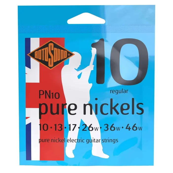 Rotosound PN10 Pure Nickels 10-46 Electric Guitar Strings