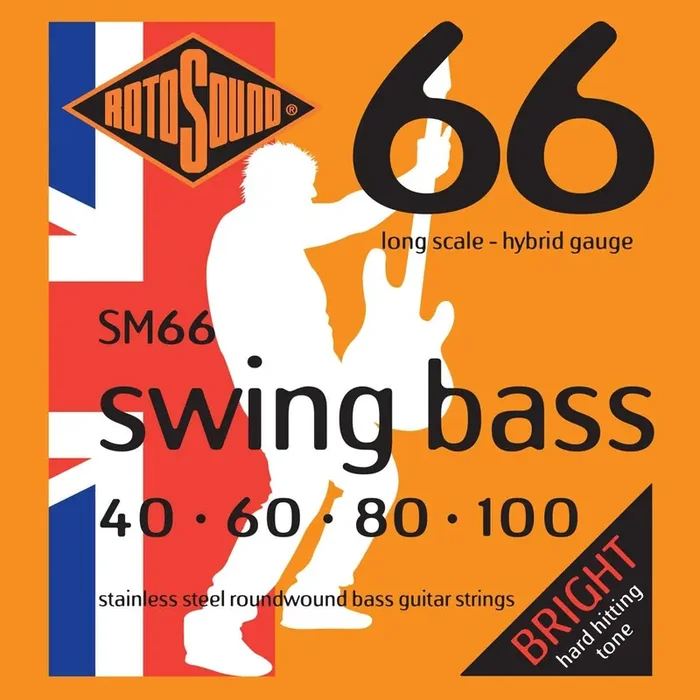 Rotosound SM66 Swing Bass 66 40-100 Bass Guitar Strings Set