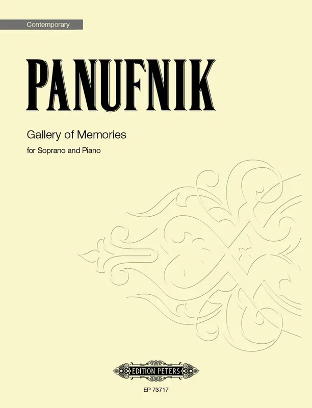 Roxanna Panufnik : Roxanna Panufnik : Gallery Of Memories – Piano, Soprano Voice – Faber Digital