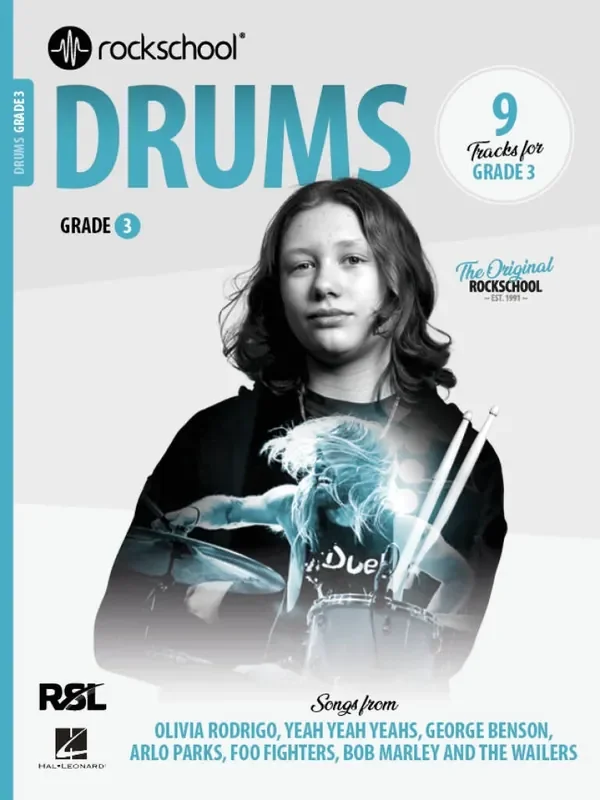RSL Rockschool Drums From 2024 – Grade 3