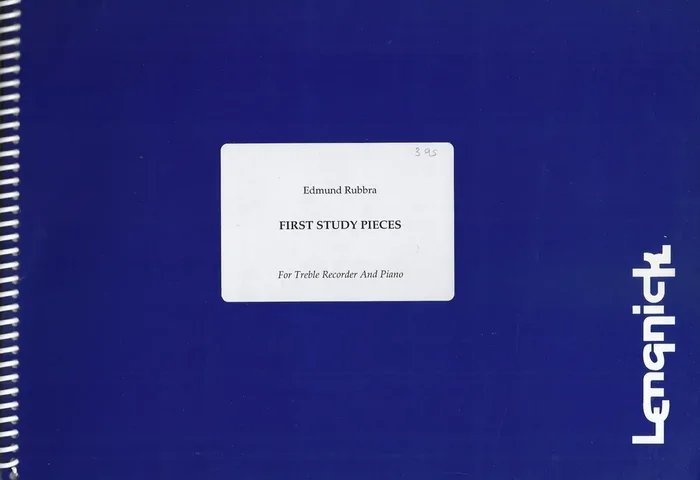 Rubbra First Study Pieces for Alto Recorder