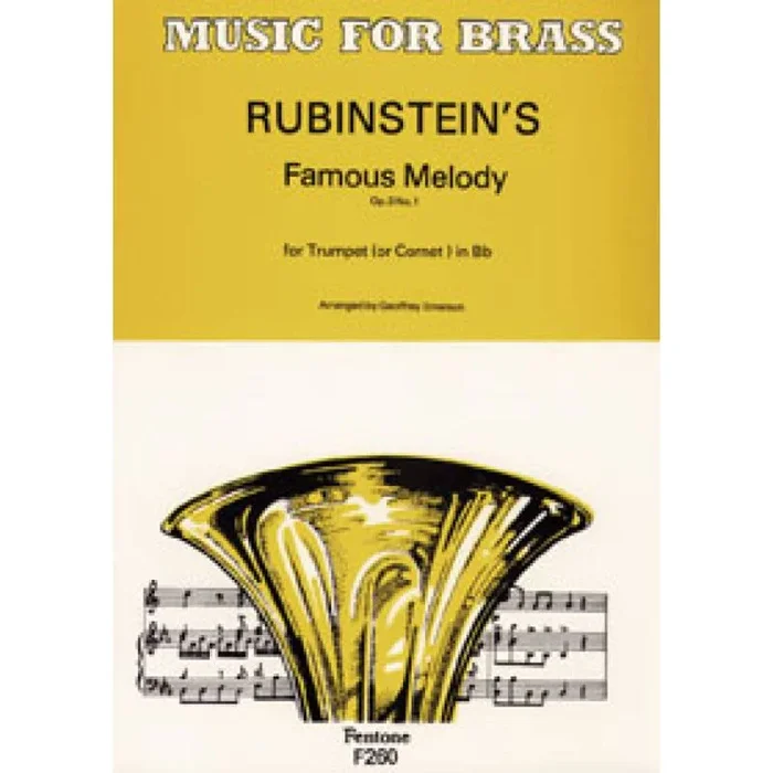 Rubinstein, Arthur – Famous Melody Op. 3 No. 1