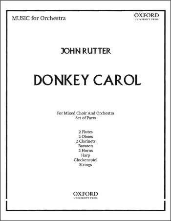 Rutter : Rutter: Donkey Carol for SA and piano or orchestra or brass (OUP DIGITAL)