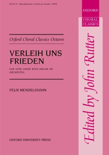Rutter : Rutter: Verleih Uns Frieden: Vocal SATB (OUP) Digital Edition