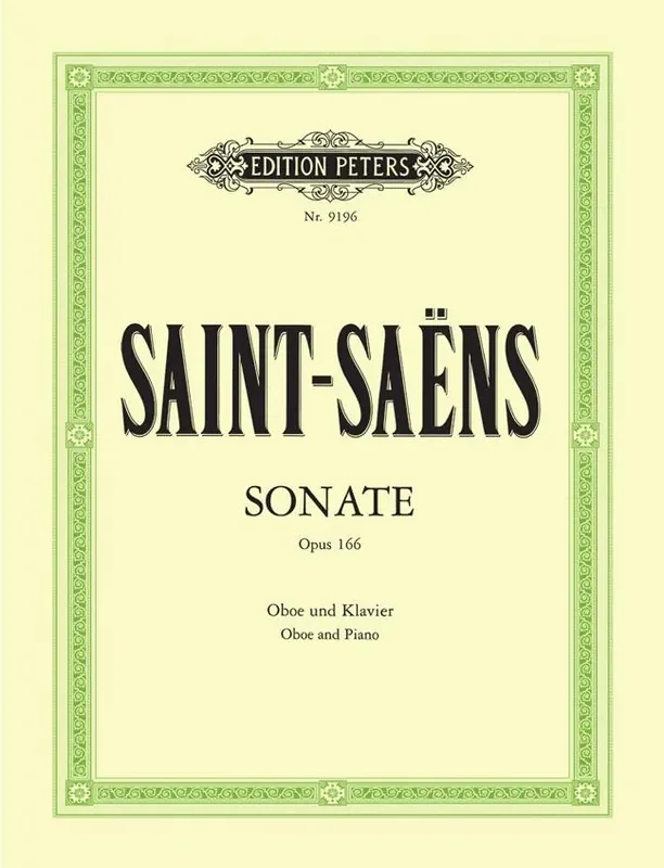 Saint-Saëns – Sonata Opuses 166 – Oboe and Piano